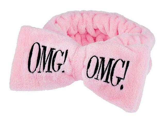 *double dare omg! hair band light pink повязка косметическая для волос нежно-розовая. 812772011005