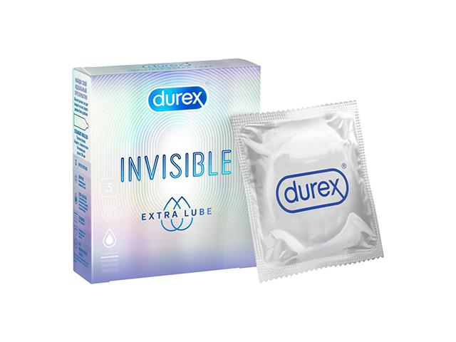 дюрекс презерватив invisible extra lube №3  [durex]