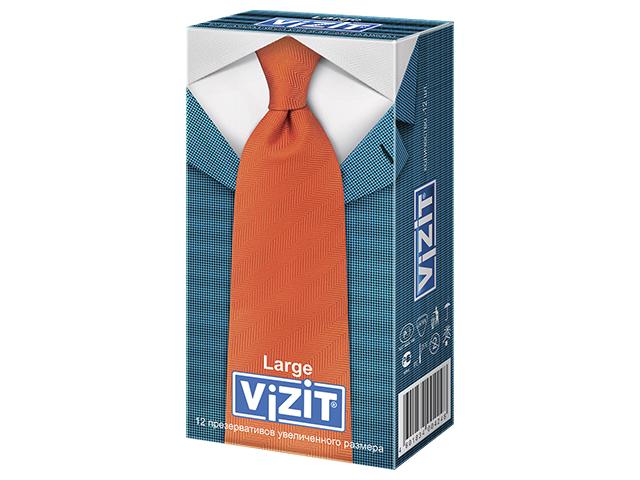 визит презерватив лардж большой размер №12 [vizit]