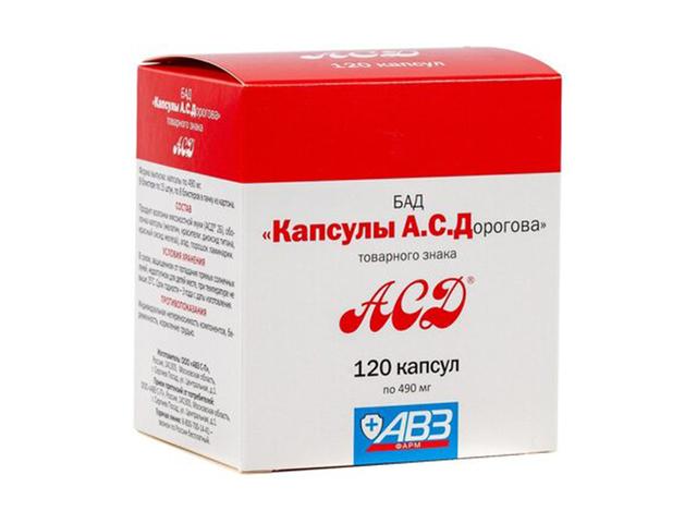 асд капсулы а.с.дорогова №120 капс.