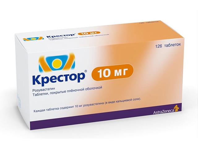 крестор 10мг. №126 таб. п/о 0311