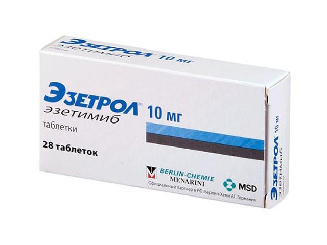 эзетрол 10мг. №28 таб. 0534