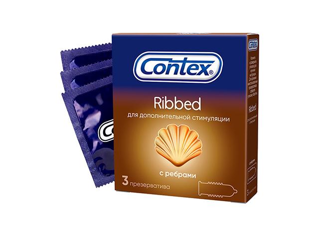 контекс презерватив ribbed ребристые №3 [contex]