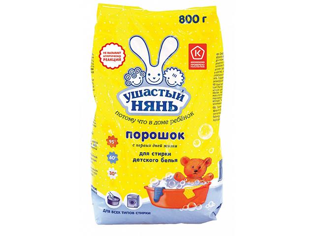 ушастый нянь порошок д/всех видов стирок 800г.