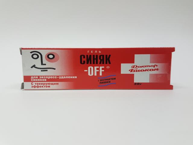 синяк-off гель с тонирующим эффектом 30г.
