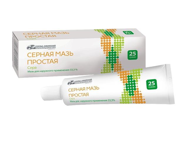серная мазь простая мазь д/наруж прим. 25г