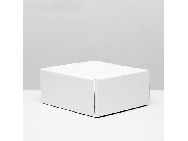 *коробка самосборная, без окна, белая, 19 х 19 х 9 см . 4987534