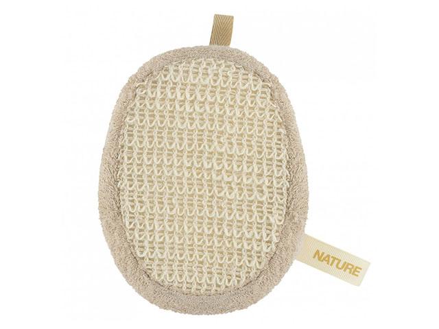 q.body break спонж д/душа  нат.волокно рами 95304