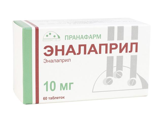 эналаприл 10мг n60 табл /пранафарм/