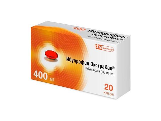 ибупрофен экстракап 400 мг №20 капс