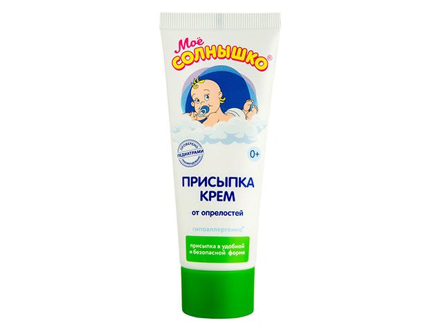 мое солнышко присыпка-крем (тальк) с рождения от опрелостей 75г.