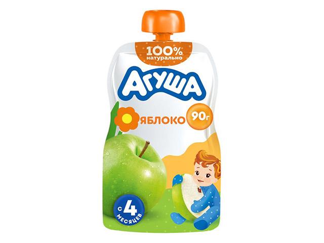 агуша пюре 90г. яблоко