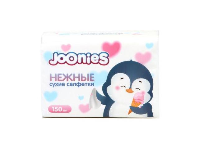 акция! joonies/джунис салфетки бумажные сухие нежные №150