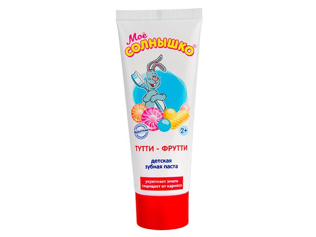 мое солнышко зуб.паста тутти-фрутти 100г.