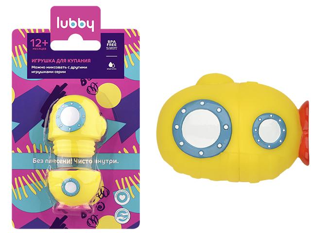 лубби игрушка д/купания лодка 12+/арт.24075/ [lubby]