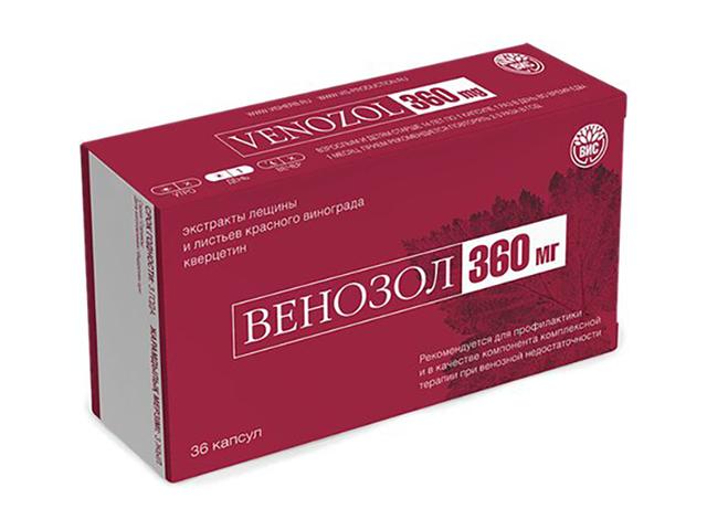 венозол 360мг. №36 капс.