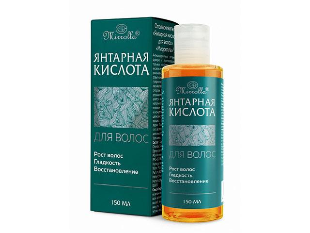 мирролла янтарная кислота д/волос 150мл