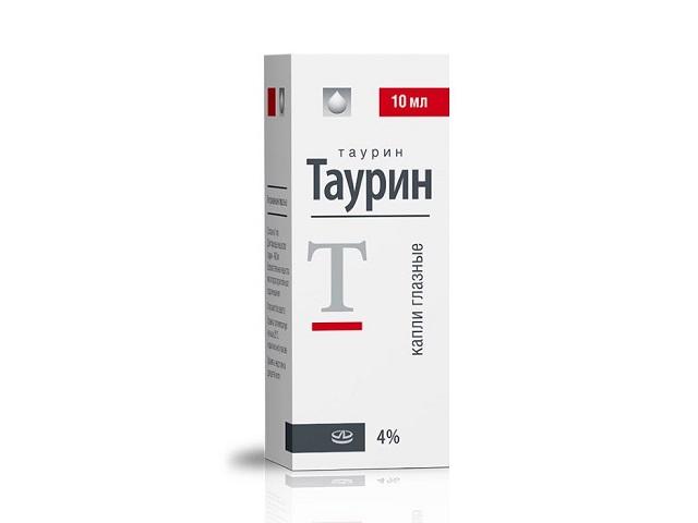 таурин 4% 10мл. гл.капли фл./кап./лекко/ 2401