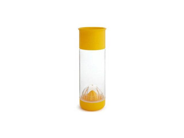 *munchkin бутылка 360 для фруктовой воды с инфузером 591 мл. желтый. 51756