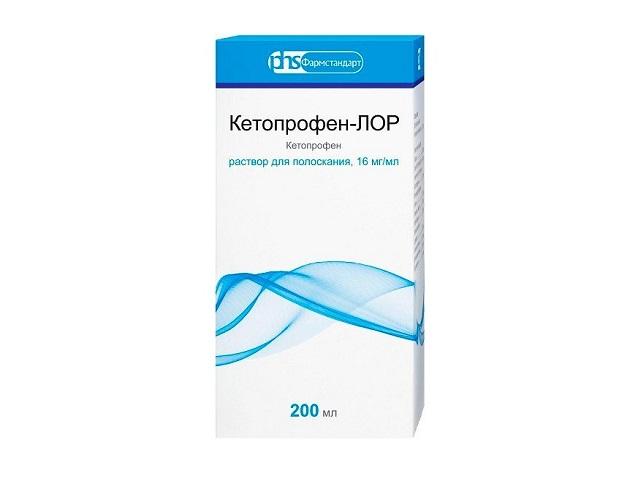 кетопрофен-лор 16мг/мл. 200мл. р-р д/полоск. фл. 6027