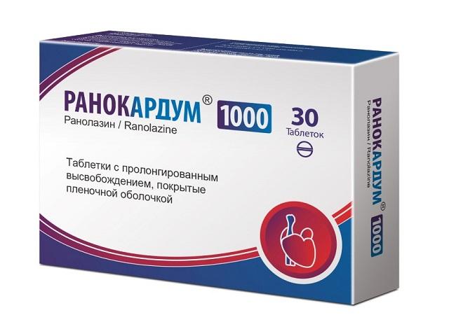 ранокардум 1,0 n30 табл пролонг высвоб п/плен/оболоч