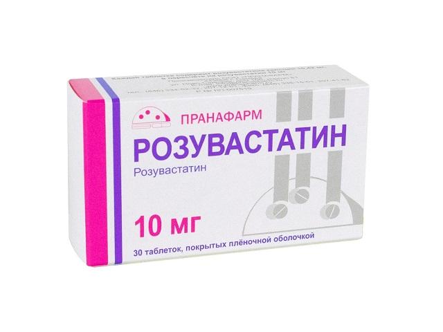 розувастатин 10мг. №30 таб. п/о 7947