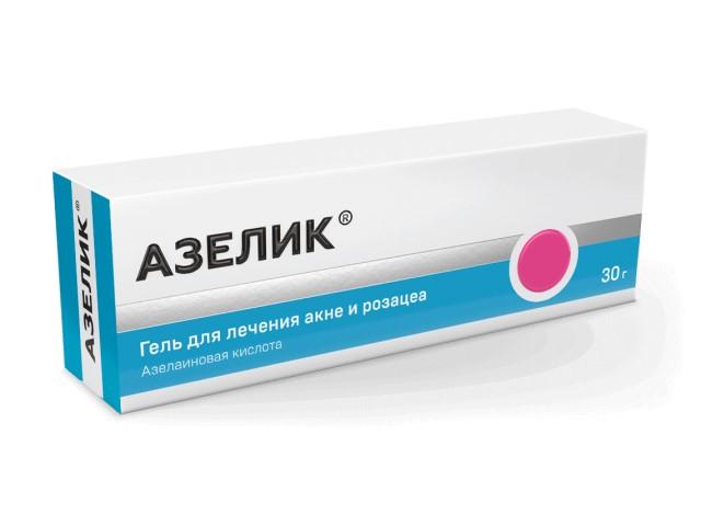 азелик 15% 30г. гель /акрихин/