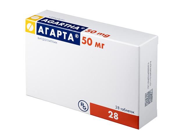 агарта 50мг №28 таб.