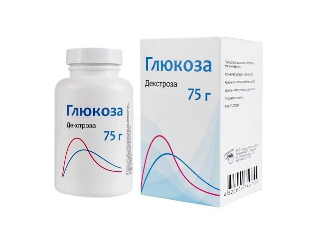 глюкоза 75г. пор. /лекарь/