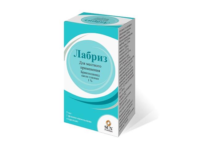 лабриз глазные капли 1% фл.-кап. 5мл