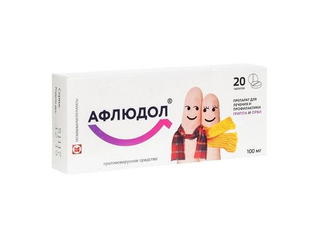 афлюдол 100мг.№20 таб. п/п/о