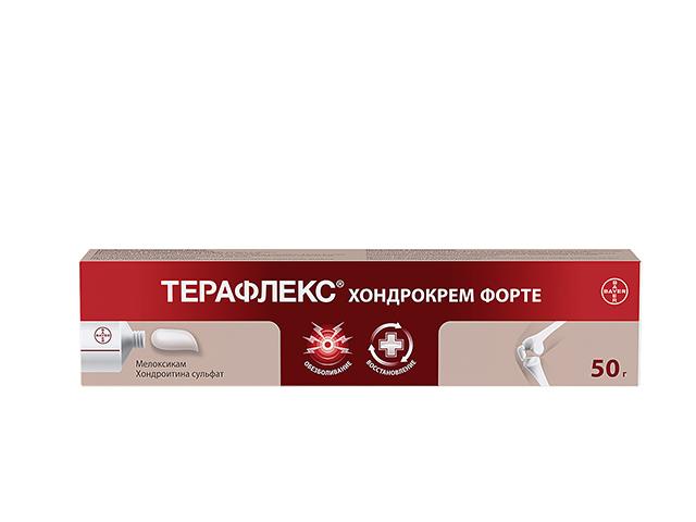 терафлекс хондрокрем форте 1%+5% 50г. 7733