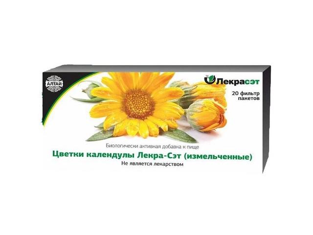 ноготков цветки (календула) 1,5г. №20 пак. /лекра-сэт/