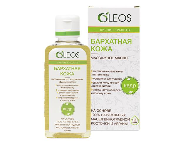 олеос масло массаж. бархатная кожа 100мл. [oleos]