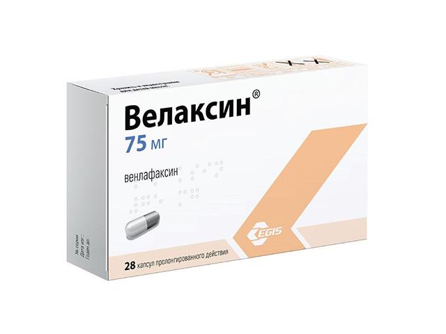 велаксин 75мг. №28 капс. пролонг.