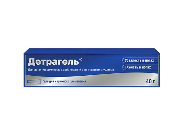 детрагель 40г. гель д/нар. прим.