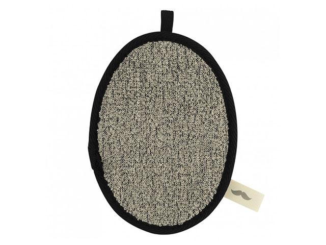 q.body break джентельмен мочалка д/душа овал. лен 95405