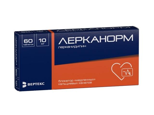 лерканорм 10мг. №60 таб. п/п/о