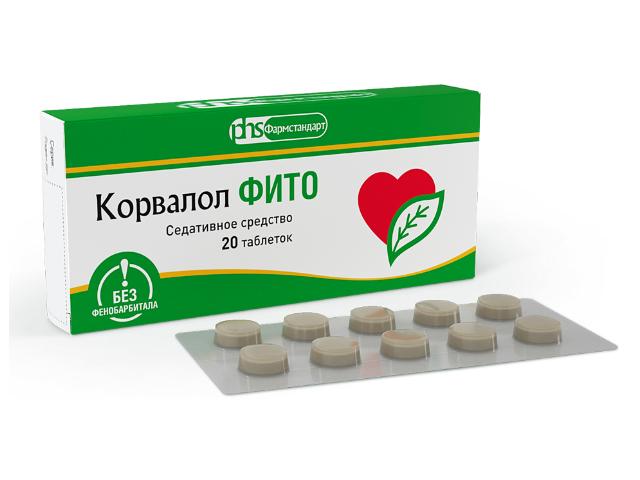 корвалол фито №20 таб. 1077