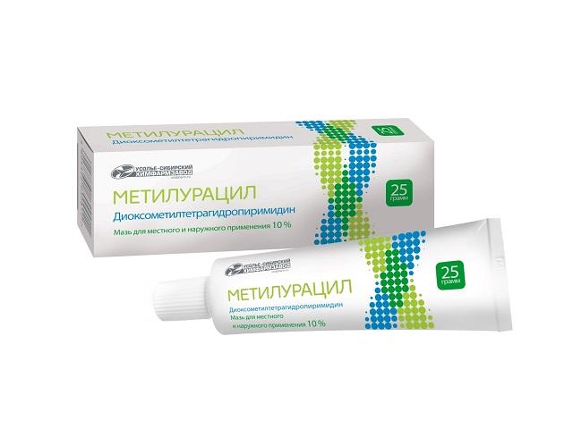 метилурацила 10% 25г. мазь /усолье/ 0817