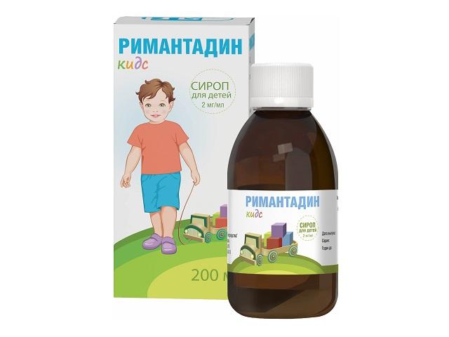 римантадин кидс 2мг/мл сироп д/детей 200мл. (ремантадин)