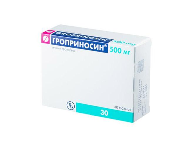 гроприносин 500мг. №30 таб. 7321