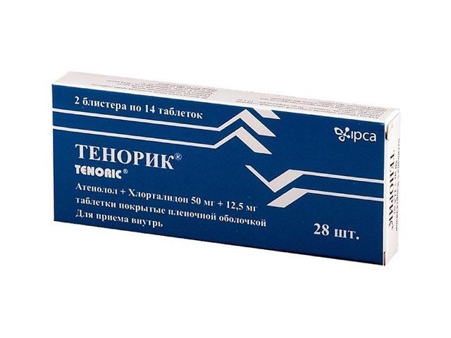тенорик 50мг.+12,5мг. №28 таб. 0699