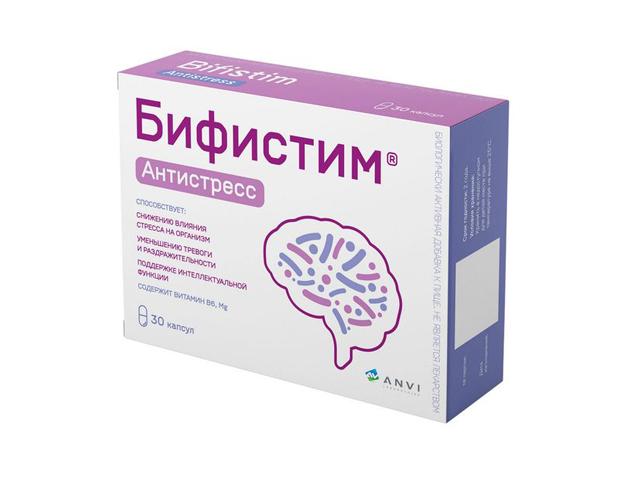 бифистим антистресс +мg, b6 №30 капс.