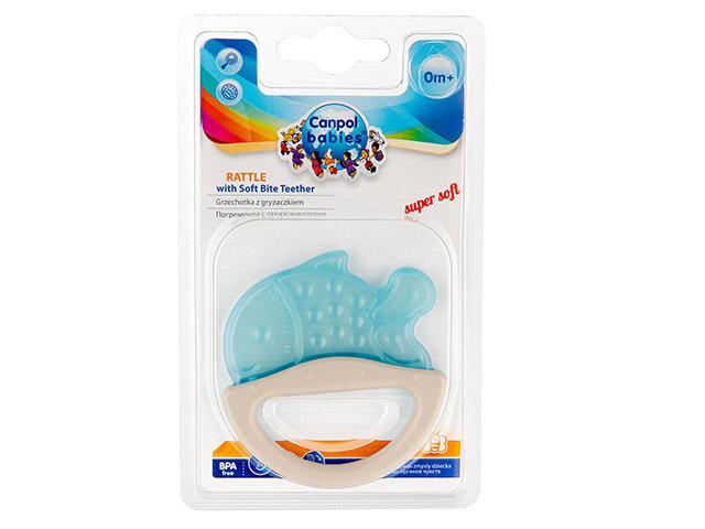 канпол погремушка с  эласт. прорез. 0+ /арт.13/107/ [canpol]