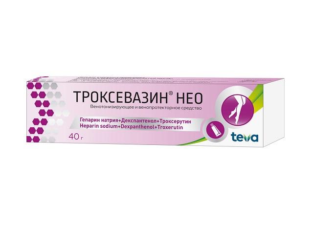 троксевазин нео 40г. гель /балкан фарма/ 1624