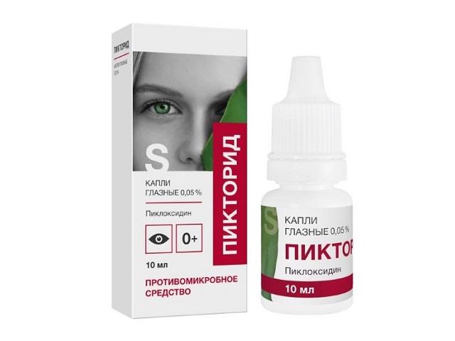 пикторид-солофарм 0,05% 10мл. гл.капли фл./кап. 0838