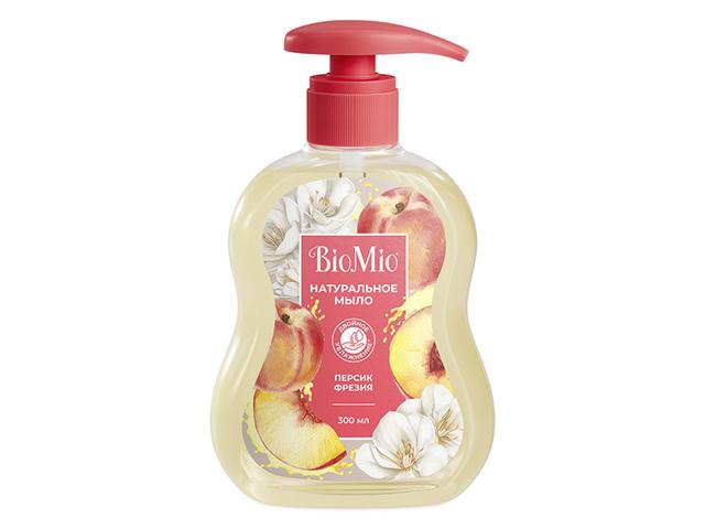 biomio bio-soar жидкое мыло персик 300мл