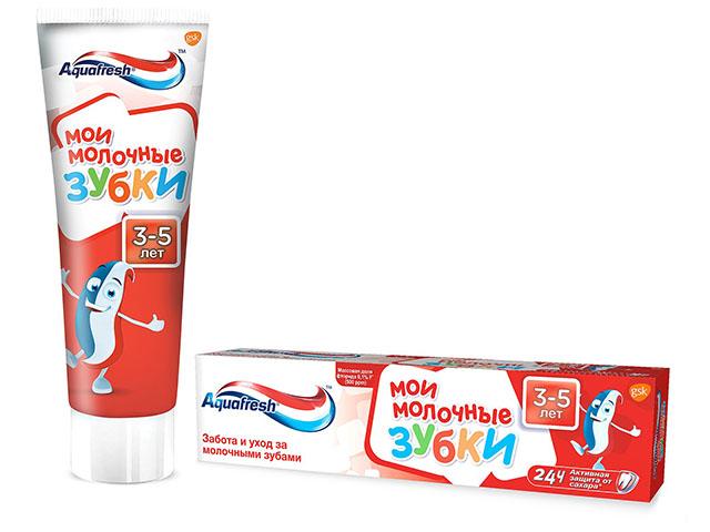 аквафреш зуб.паста мои молочные зубки 3-5лет 50мл. [aquafresh]