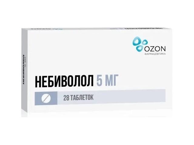 небиволол 5мг. №28 таб. /озон/ 1215
